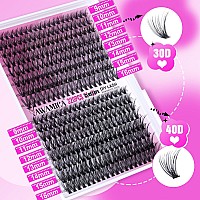 Lash Clusters Eyelash Extensions 320Pcs Individual Lashes 916Mm Mix 30D 40D Eyelash Clusters D Curl Diy Lash Extension At Home