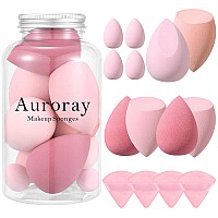 14 Pcs Makeup Sponge Set Beauty Sponges Blender With 4 Pcs Powder Puff And 4 Pcs Mini Make Up Sponges Valentines Day Mothers D