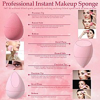 14 Pcs Makeup Sponge Set Beauty Sponges Blender With 4 Pcs Powder Puff And 4 Pcs Mini Make Up Sponges Valentines Day Mothers D