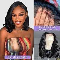 Bob Wig Human Hair 13X4 Body Wave Hd Lace Front Wigs Human Hair 180 Density Glueless Wigs Human Hair Pre Plucked Short Bob Wigs