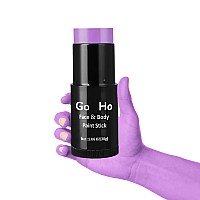 Go Ho Creamblendable Light Purple Face Paint Stick 106 Ozfullcoverage Pastel Purple Face Body Paint Stick For Adults Child