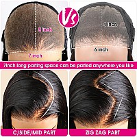 Eooma 200 Density Glueless Wigs Human Hair Pre Plucked Pre Cut 7X5 Wear And Go Glueless Wig 20 Inch Hd Straight Lace Front Wigs