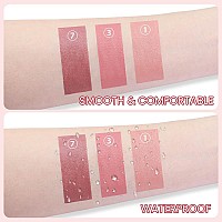 3 Colors Matt Nude Lipstick Lipliner Lip Crayons Pack Setvelvet Moisture Smooth Matte Lipstick Pencilswaterproofwaterlasting