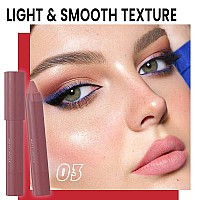 3 Colors Matt Nude Lipstick Lipliner Lip Crayons Pack Setvelvet Moisture Smooth Matte Lipstick Pencilswaterproofwaterlasting