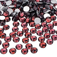 3600Pcs Dark Purple Flatback Crystal Rhinestones Half Round Glue Fix Rhinestone Diamantes Gems For Crafts Nail Art Ss41517M