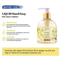 Romiie Zoi Liquid Hand Soap With Gift Box Pure Natures Embrace Sweet Vanilla 260Ml 87 Floz