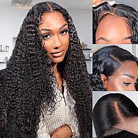 Nadula Bye Bye Knots Glueless Wig Deep Curly Wave Human Hair 7X5 Invisible Knots Hd Lace Front Put On And Go Glueless Prebleach