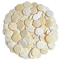 108 Pack Natural Loofah Sponge Exfoliating Face Pads Facial Body Scrubbers Pad When Bath Shower And Spa Loofa Sponges Brus