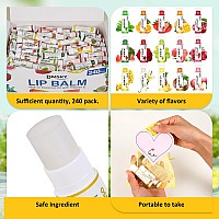 Dmsky 240 Pack Lip Balm Natural Lip Balm Bulk With Vitamin E And Coconut Oil Lip Halm Hydrating For Chapped Lips Gifts For Wo