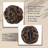 Deethens Messy Bun Hair Piece For Women Clip In Claw Bun Hair Pieces Combs Add Ponytail Hair Pieces Synthetic Hair Extensions Cl