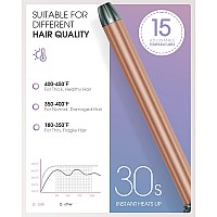 Vogewood 34 Inch Curling Iron 19Mm Curling Wand Long Barrel Curler With Adjustable Temperature For Medium Long Styles Fast