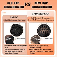 Brinbea 13X8 Hd Lace Short Box Braid Wig Knotless Braided Wigs Braided Lace Front Wigs For Women Bob Braided Wig With Baby Hai