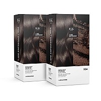 Igk Permanent Color Kit 2Pack 1800 Espresso Golden Ash Brown 5Ga Easy Application Strengthen Shine Vegan Cruelty