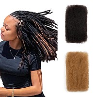 Fashion Idol Afro Kinkys Bulk Human Hair For Dreadlock Extensions Loc Repair Braiding Twist Afro Kinky Human Hair For Locs 1 Pac