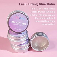 Libeauty Lash Lift Glue Balm Lash Lift Adhesive Strong Sticky Fruit Flavor Eyelash Eyebrow Perm Glue Balm Brow Lamination Gel