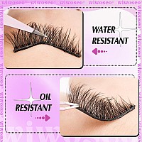 Wiwoseo Self Adhesive Eyelashes No Glue Needed False Lashes Natural Look Lash Extensions Reuseable Self Adhesive Lashes Waterpro