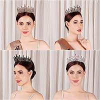 Beayfily Tiara For Women Crystal Queen Crowns Rhinestone Princess Tiaras Royal Hair Accessories Perfect For Birthday Decorati