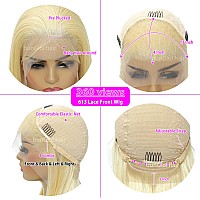 Bungiol 613 Lace Front Wig Human Hair 13X4 Hd Lace Front Wigs Human Hair 26 Inch Straight Wigs Human Hair Pre Plucked Bleached K