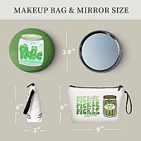 Seamoon Friend Gifts For Women Pickle Gifts Sister Birthday Gift Ideas Birthday Gifts For Friends Female Makeup Bag With Mirror