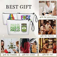 Seamoon Friend Gifts For Women Pickle Gifts Sister Birthday Gift Ideas Birthday Gifts For Friends Female Makeup Bag With Mirror