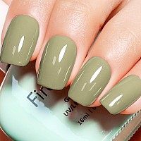 Firedeep Sage Green Gel Nail Polish 16Ml Light Green Gel Polish Uvled Soak Off Nail Polish For Spring Summer Gel Polish 1Pcs