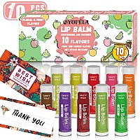 Yopela 10 Pack Natural Lip Balm Bulk With Vitamin E And Coconut Oil Valentines Day Best Choice Moisturizing Soothing And Re