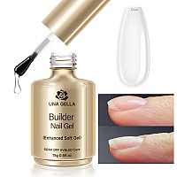 Una Gella Builder Gel For Nails 5 In 1 Light Blue Builder Gel In A Bottle For Gel Nail Polish Nail Thickening Nail Strengthen