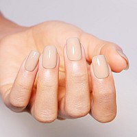 Imtiti Beige Brown Gel Nail Polish Nude Beige Brown Uvled Soak Off Gel Polish Nail Art Starter Manicure Salon Diy At Home 1Pc