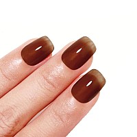 Imtiti Amber Brown Gel Nail Polish 15Ml Jelly Deep Brown Translucent Color Uvled Soak Off Gel Polish Nail Art Starter Manicure