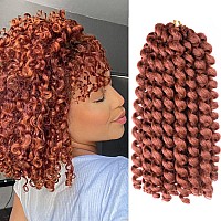 12Inch 5Packs Wand Curl Crochet Hair Jamaican Bounce Crochet Hair Extensions Crochet Braids Curly Crochet Hair For Women Curly B