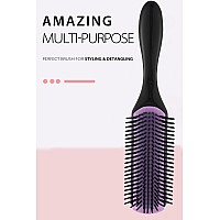 Hair Brush For Women Men Curly Wet Or Dry Hair Classic Detangling Brushes 9 Row For Natural Thick Hair Blow Styling Separating