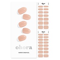 Ohora Semi Cured Gel Nail Strips N Bare Peach Works With Any Nail Lamps Salonquality Long Lasting Easy To Apply Remove