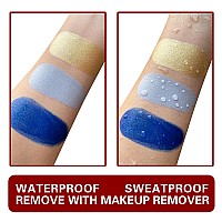 Meicoly Grey Eye Black Stickhighly Pigmented Face Body Paint Eye Paintprofessional Halloween Sfx Grayscale Homestuck Cosplay M