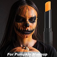 Meicoly Orange Eye Black Stickhighly Pigmented Face Body Paint Eye Paintprofessional Halloween Face Paint Pumpkin Sfx Cosplay