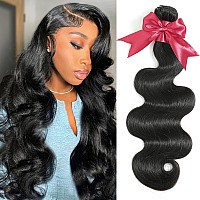 Wiilm 12A Human Hair Bundles 22 Inch Body Wave Bundles Human Hair 100 Unprocessed Weave 1 Bundles Brazilian Virgin Raw Hair Bun