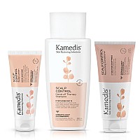 Kamedis Clinically Proven Antidandruff Shampoo Leaveon Overnight Scalp Lotion Hair Conditioner Set Treatment For Dry Itc