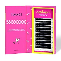 Tdance Cashmere Lash Extensions Super Soft Classic Lash Extensions 005Mm Thickness C Curl 9Mm Single Length Individual Lash Ext