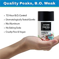 Atom Fresh Lab Natural Deodorant Longlasting Odor Control Solid Stick Aluminum Free Baking Soda Free And Skin Safe 23 Oz