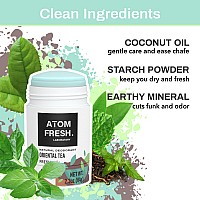 Atom Fresh Lab Natural Deodorant Longlasting Odor Control Solid Stick Aluminum Free Baking Soda Free And Skin Safe 23 Oz