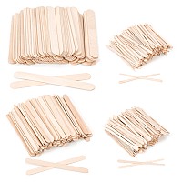 1000Pcs Waxing Sticks 4 Style Assorted Wood Wax Sticks For Body Face Hair Removal Eyebrow Lip Nose Small Waxing Applicator St