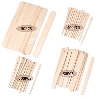 1000Pcs Waxing Sticks 4 Style Assorted Wood Wax Sticks For Body Face Hair Removal Eyebrow Lip Nose Small Waxing Applicator St