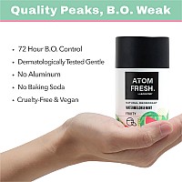 Atom Fresh Lab Natural Deodorant Longlasting Odor Control Solid Stick Aluminum Free Baking Soda Free Skin Safe 23 Oz W