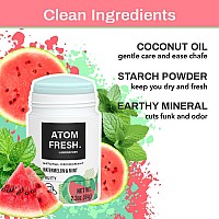 Atom Fresh Lab Natural Deodorant Longlasting Odor Control Solid Stick Aluminum Free Baking Soda Free Skin Safe 23 Oz W