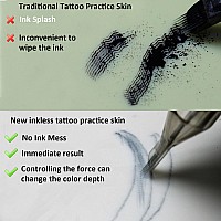 3Mm Tattoo Inkless Practice Skin Moricher 3 Pcs 12X8 3Mm Thick Silicone Fake Skin Blank Double Sides Soft Skin For Tattoo Be