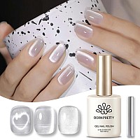 Born Pretty Magnetic Gel Nail Polish Moonlight Cat Magnetic Eye Gel Nail Polish White Auroras Cat Magnetic Eye Gel Polish Nail A