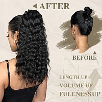 Aisi Beauty Ponytail Extensioncurly Drawstring Ponytail Extension For Black Women Synthetic Clip In Ponytail Extension Black Lo