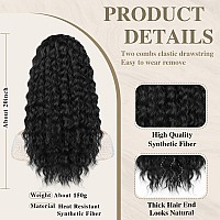 Aisi Beauty Ponytail Extensioncurly Drawstring Ponytail Extension For Black Women Synthetic Clip In Ponytail Extension Black Lo