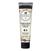 Dionis Goat Milk Skincare Nutty Vanilla Scented Hand Body Cream Cruelty Free Travel Size For Hydrating Moisturizing