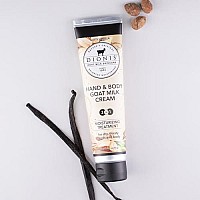 Dionis Goat Milk Skincare Nutty Vanilla Scented Hand Body Cream Cruelty Free Travel Size For Hydrating Moisturizing