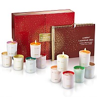 Womens Gifts Candle Gifts For Women With 2024 Wall Calendar 12 Unique Scented Aromatherapy Soy Candles Gold Pen 12 Month Ad